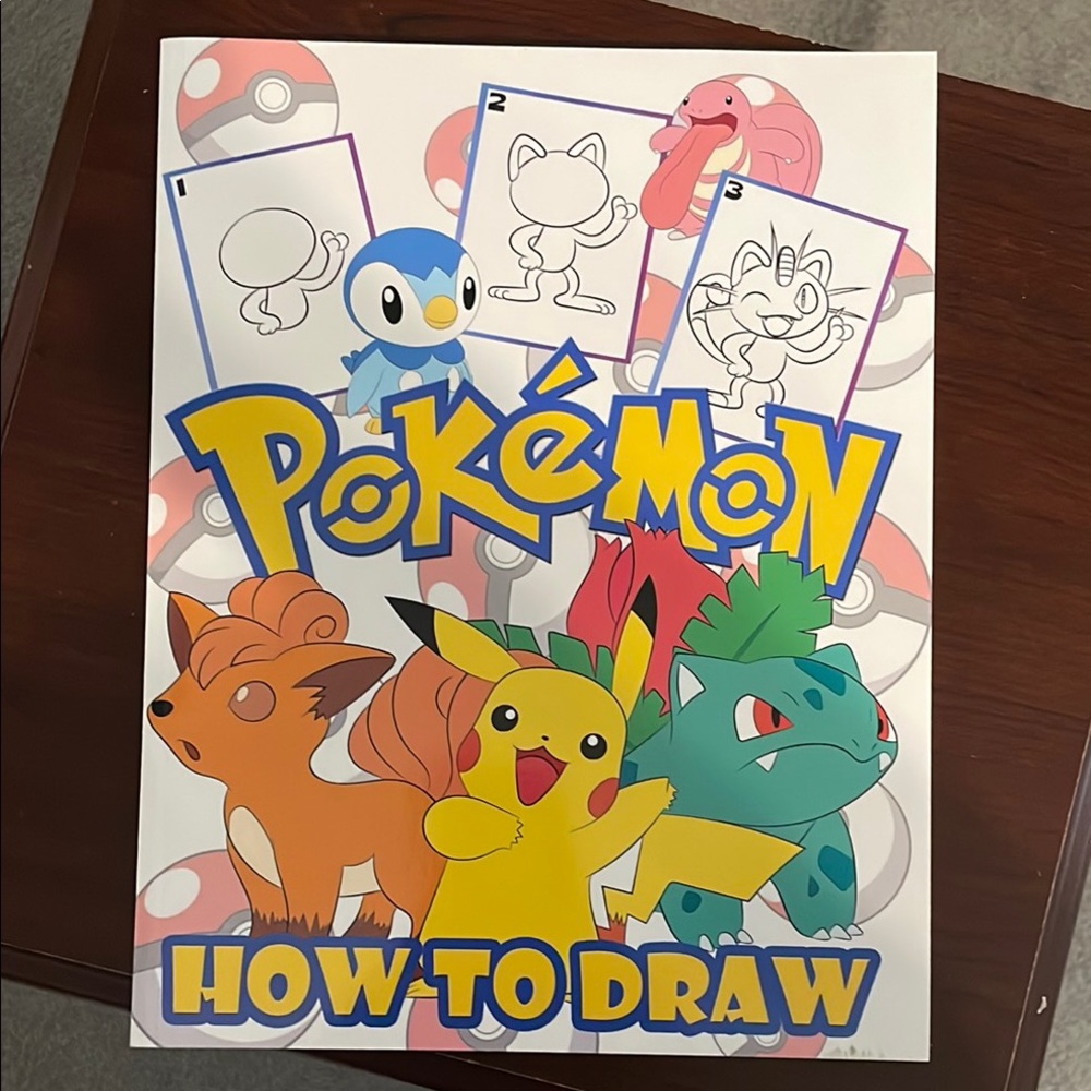 Pokemon How to Draw Book